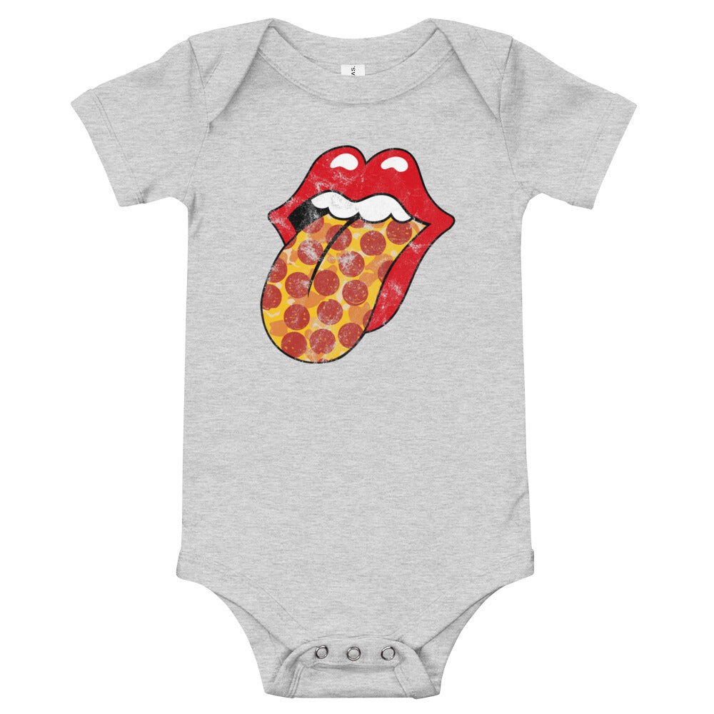 Pepperoni Rock & Rolling Baby Onesie
