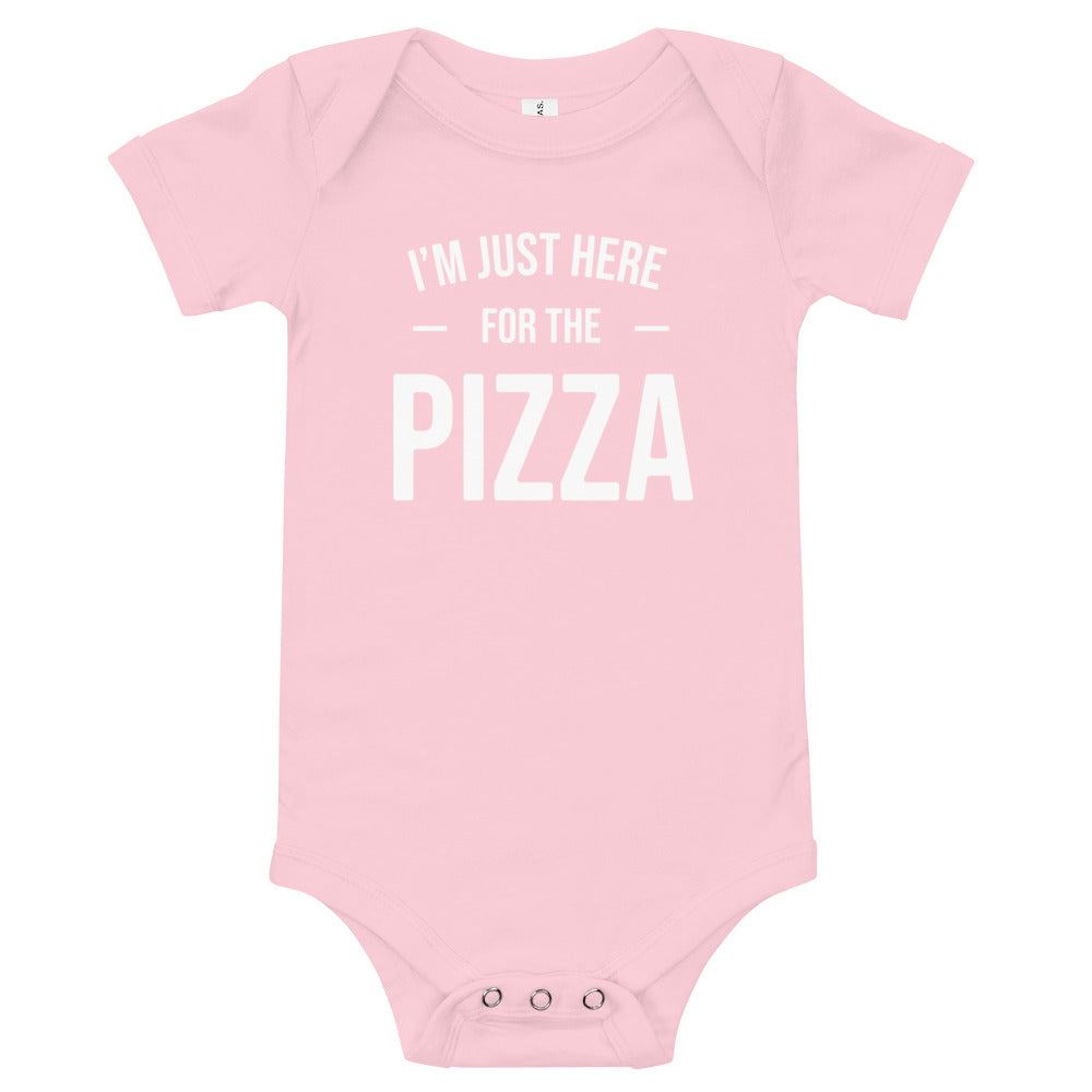 Just Here For The Pizza Baby Onesie