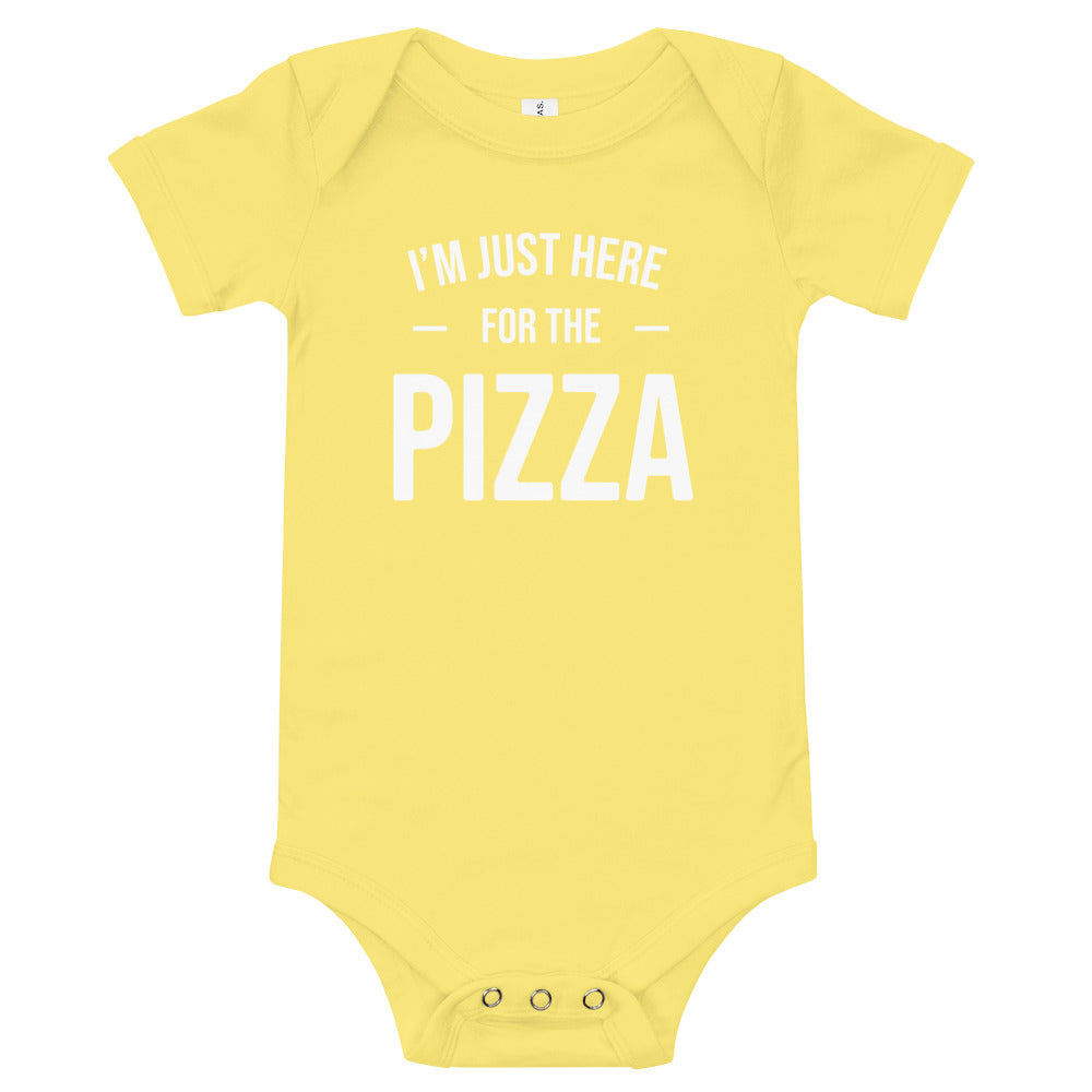 Just Here For The Pizza Baby Onesie