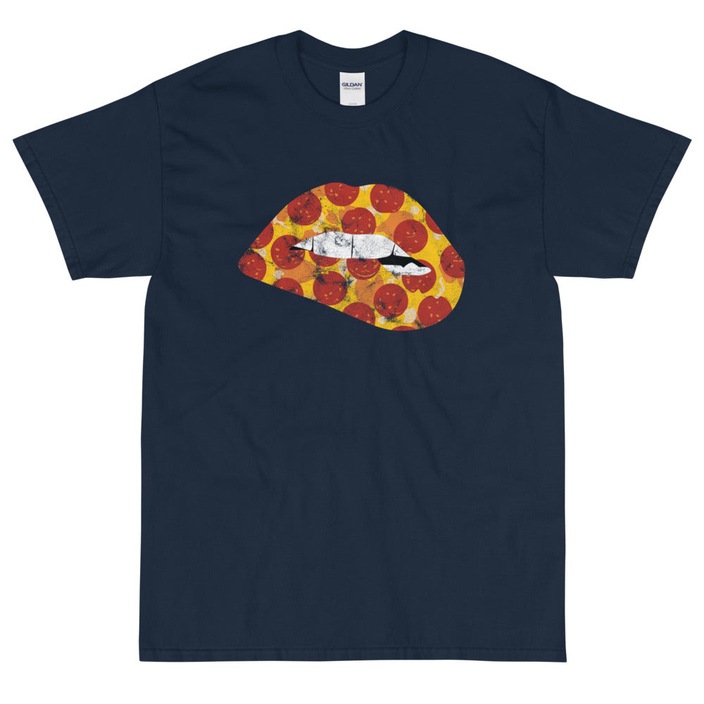 Pepperoni Biting Lip T-Shirt
