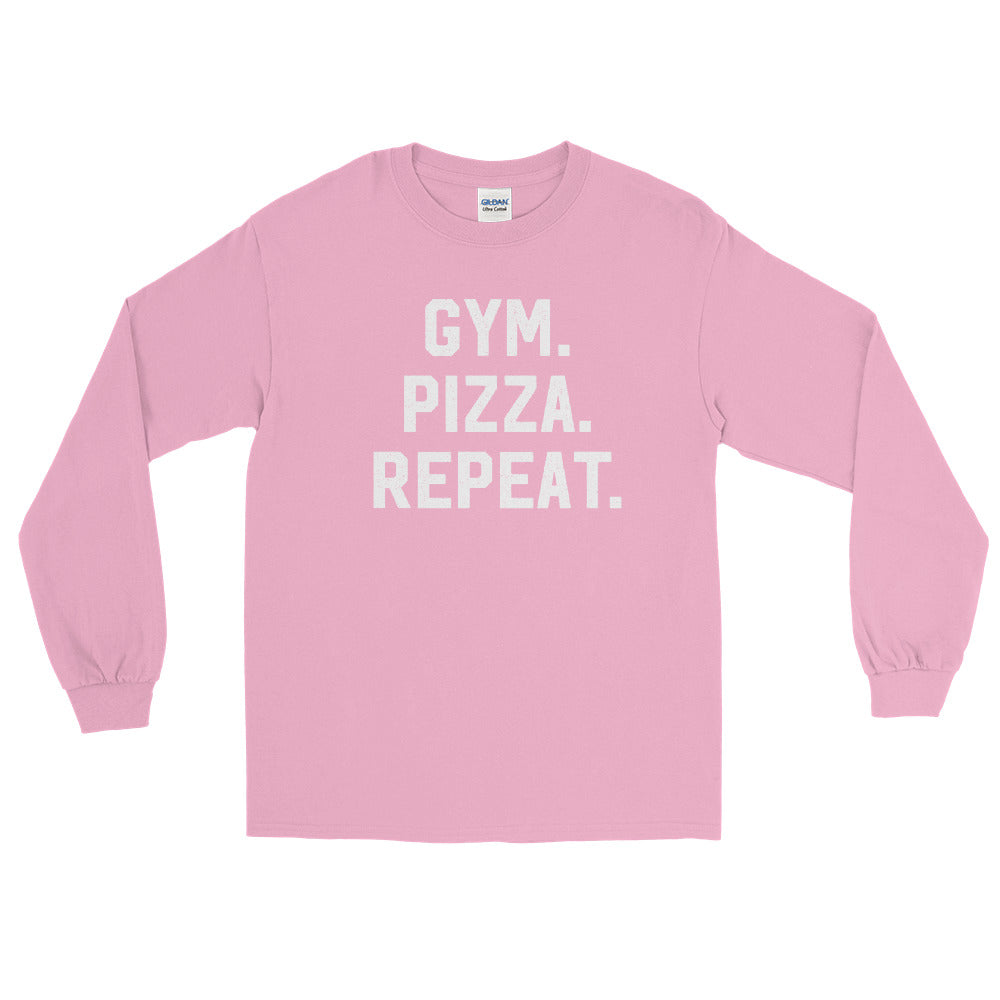 Gym Pizza Repeat Long Sleeve Shirt