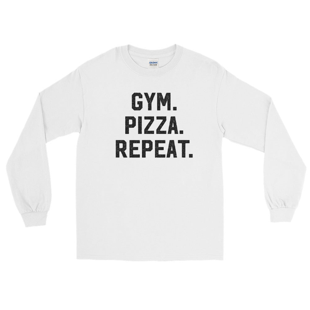 Gym Pizza Repeat Long Sleeve Shirt
