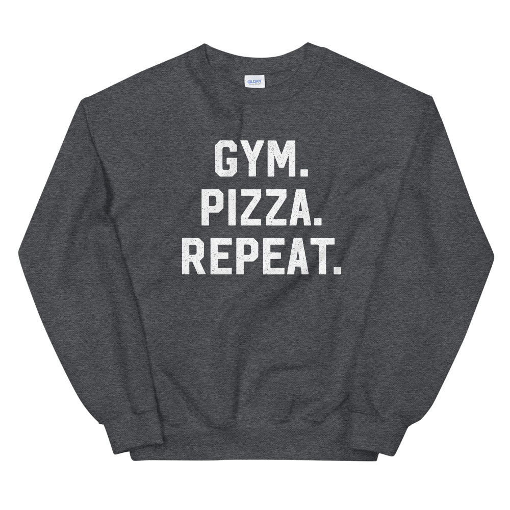 Gym Pizza Repeat Sweatshirt