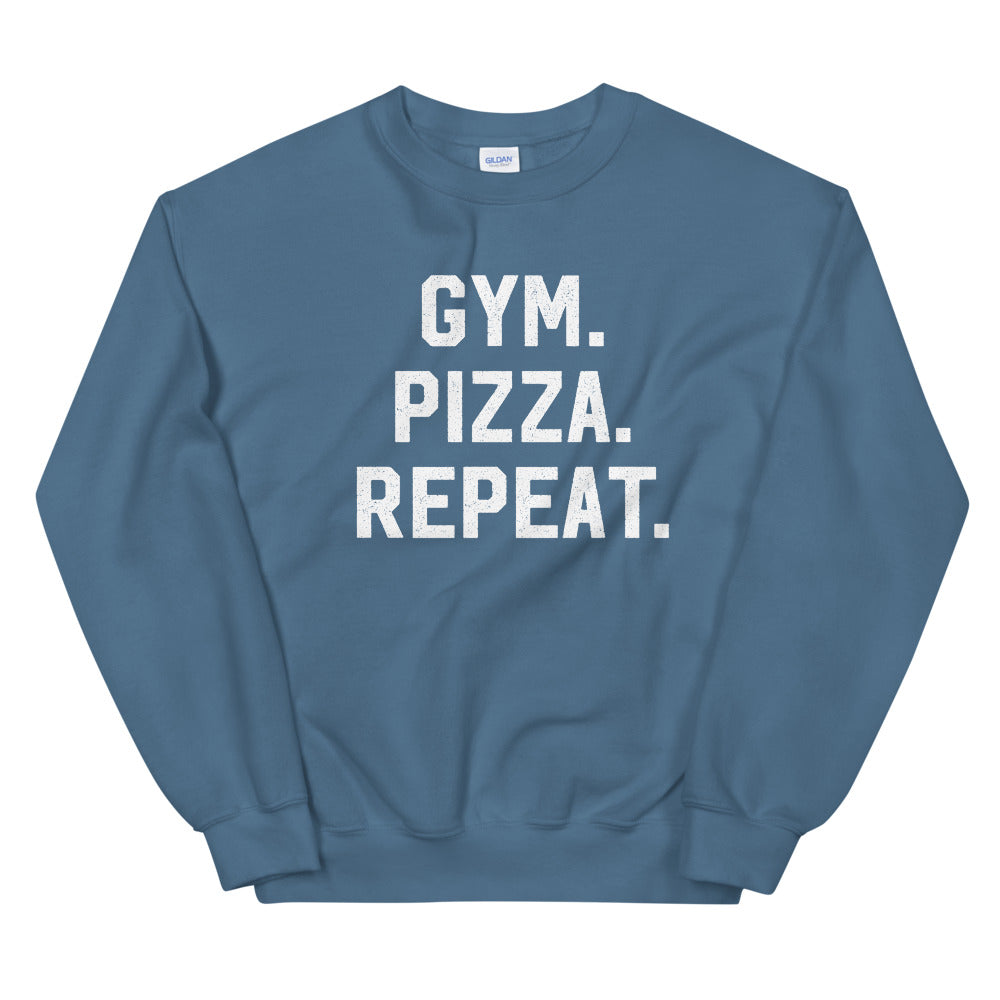 Gym Pizza Repeat Sweatshirt