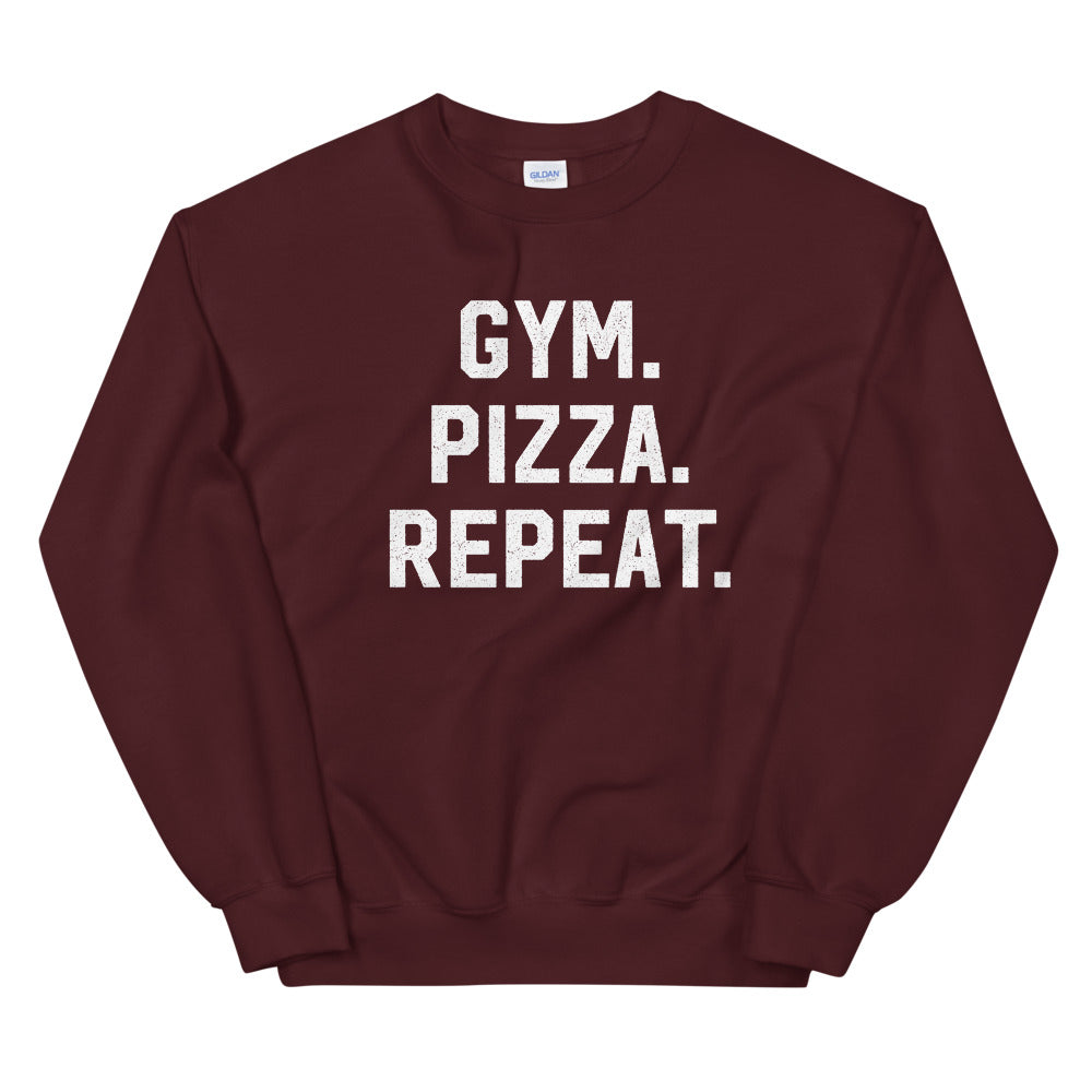 Gym Pizza Repeat Sweatshirt