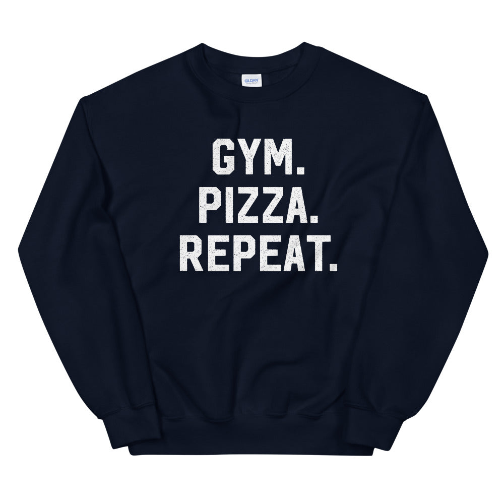 Gym Pizza Repeat Sweatshirt