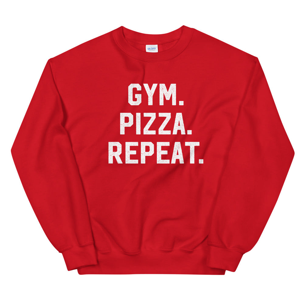 Gym Pizza Repeat Sweatshirt