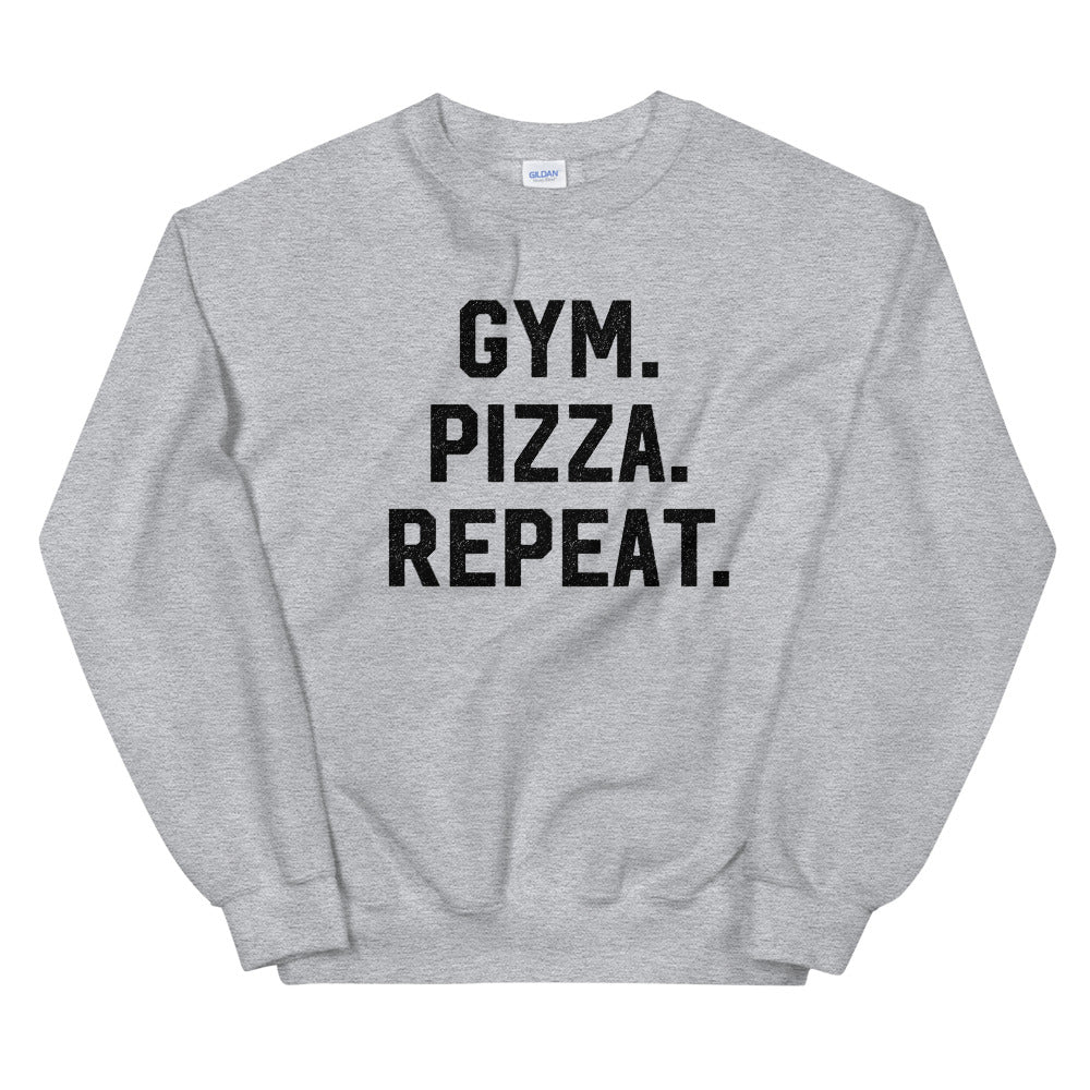 Gym Pizza Repeat Sweatshirt