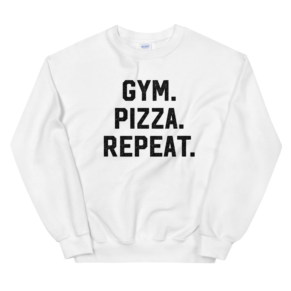 Gym Pizza Repeat Sweatshirt