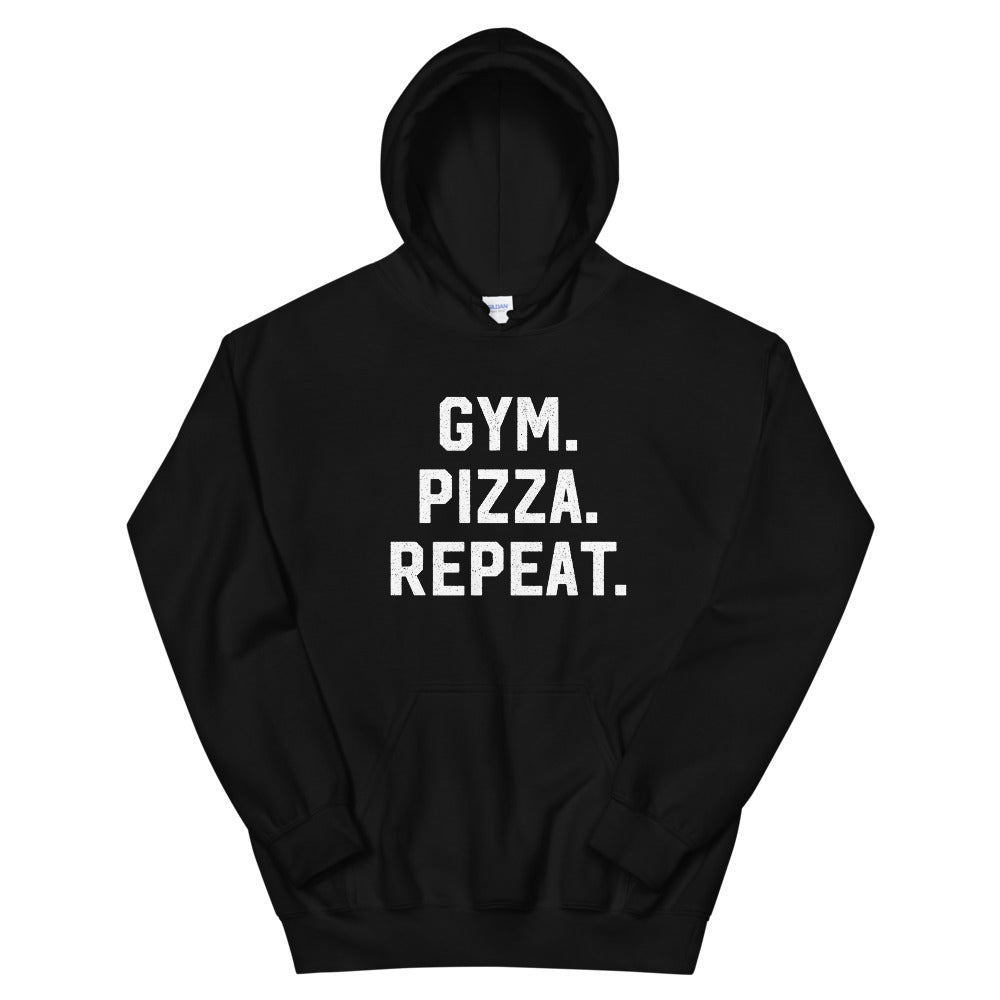 Gym Pizza Repeat Hoodie