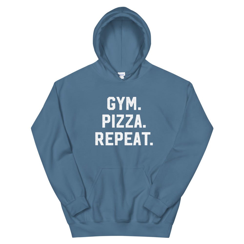 Gym Pizza Repeat Hoodie