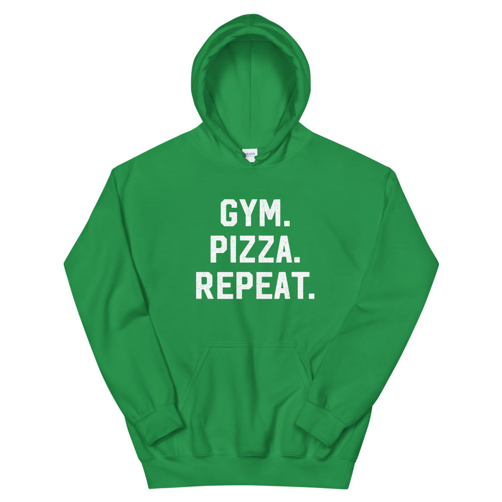 Gym Pizza Repeat Hoodie
