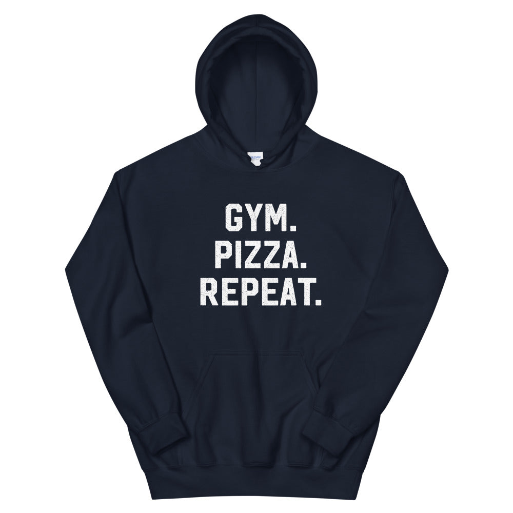 Gym Pizza Repeat Hoodie