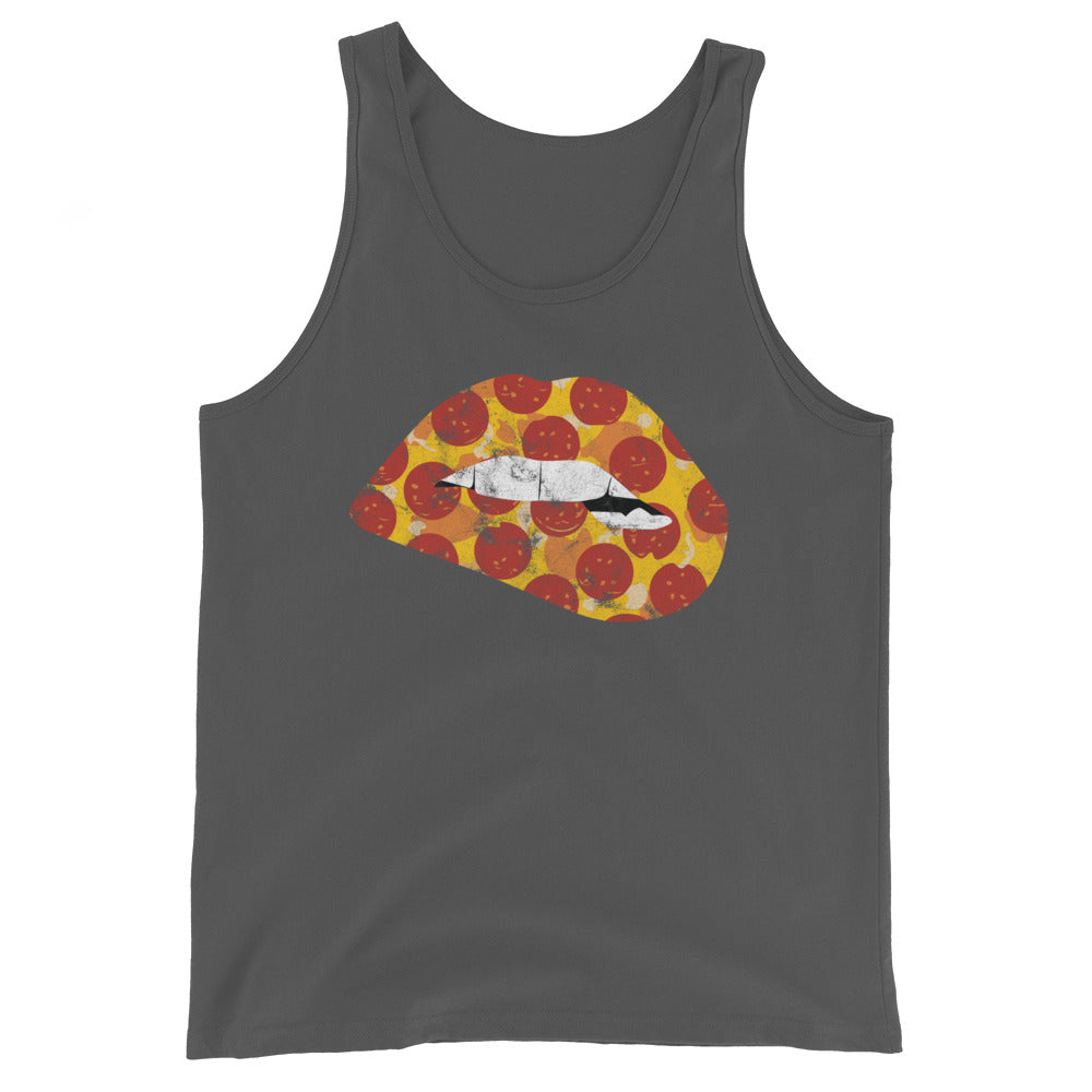 Pepperoni Biting Lip Tank Top