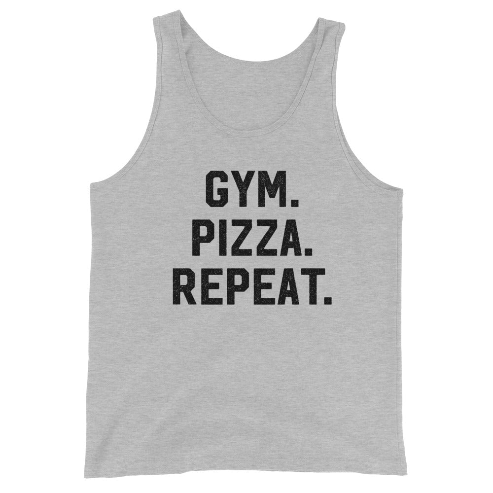 Gym Pizza Repeat Tank Top