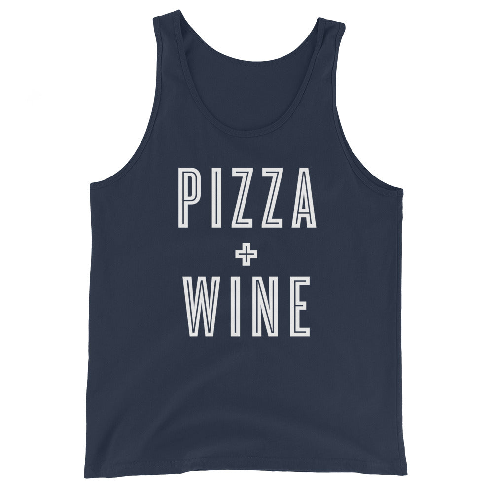 Pizza + Wine Tank Top