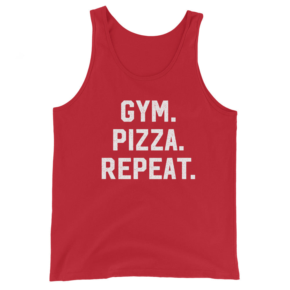 Gym Pizza Repeat Tank Top