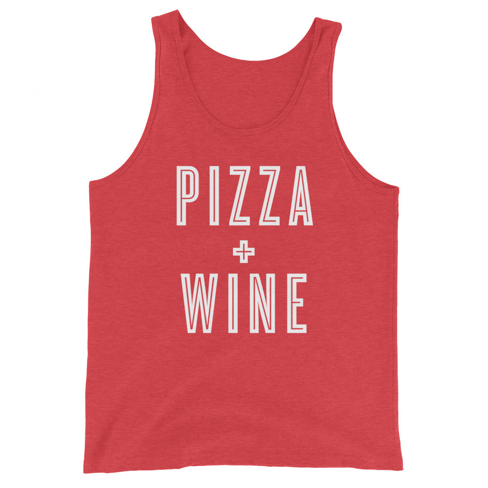 Pizza + Wine Tank Top