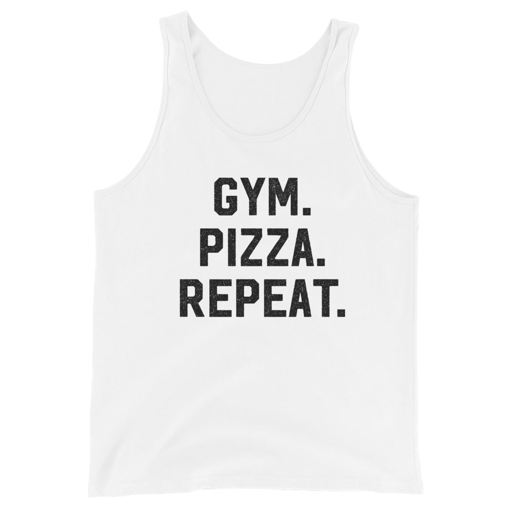 Gym Pizza Repeat Tank Top