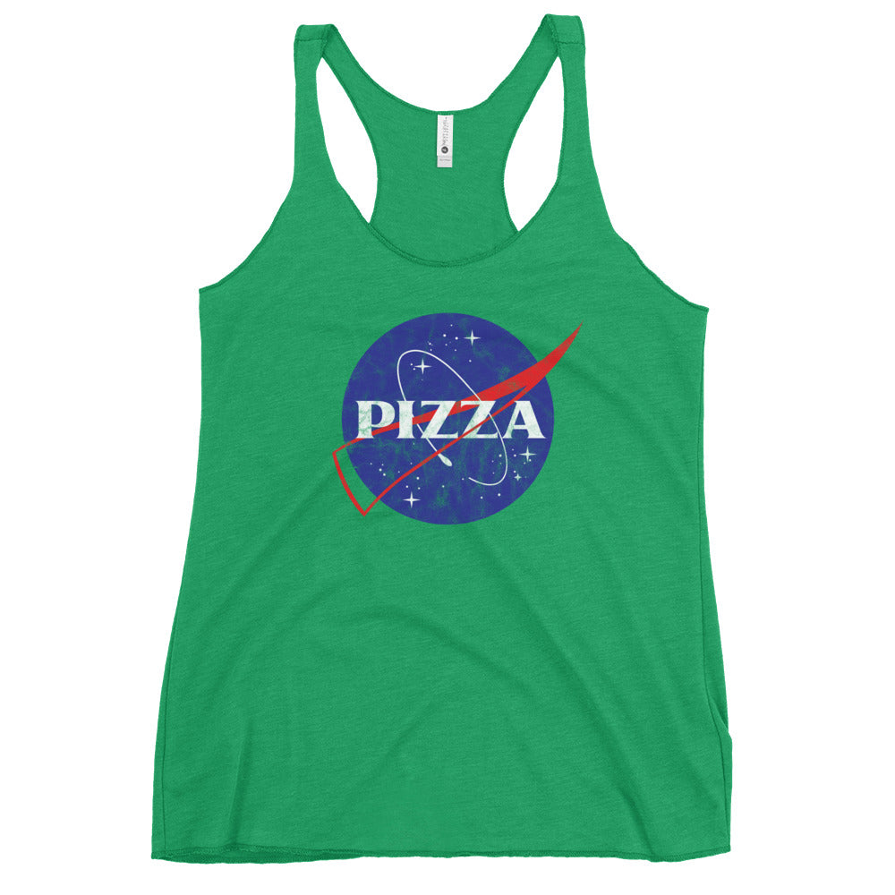 Pizza Space Women&#39;s Racerback Tank