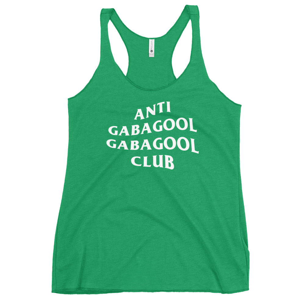 Anti Gabagool Gabagool Club Women&#39;s Racerback Tank