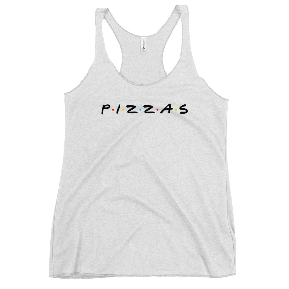 Pizzas Friends Women&#39;s Racerback Tank