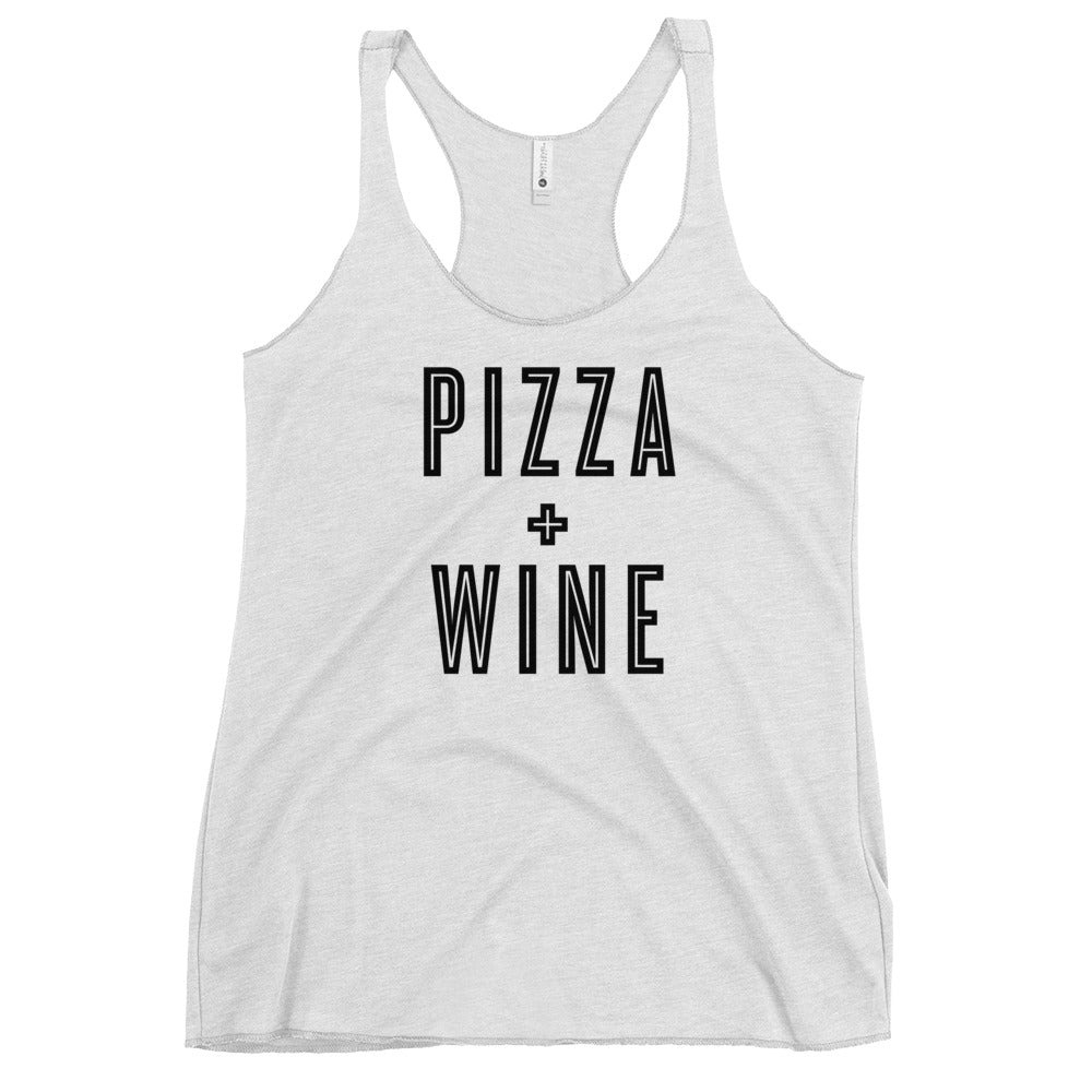 Pizza + Wine Women's Racerback Tank