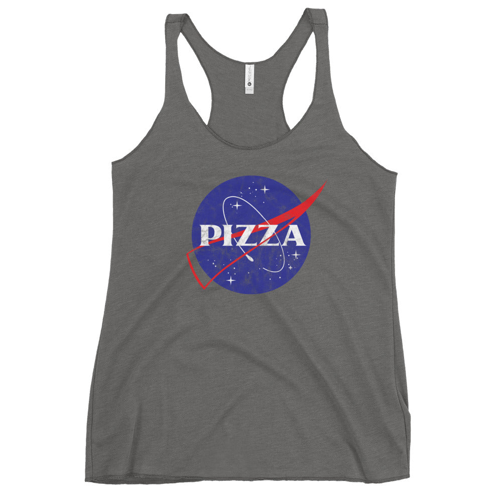 Pizza Space Women's Racerback Tank