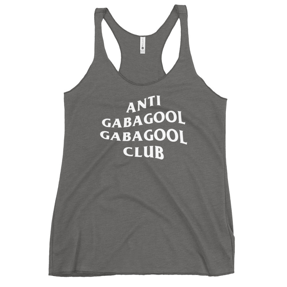 Anti Gabagool Gabagool Club Women&#39;s Racerback Tank