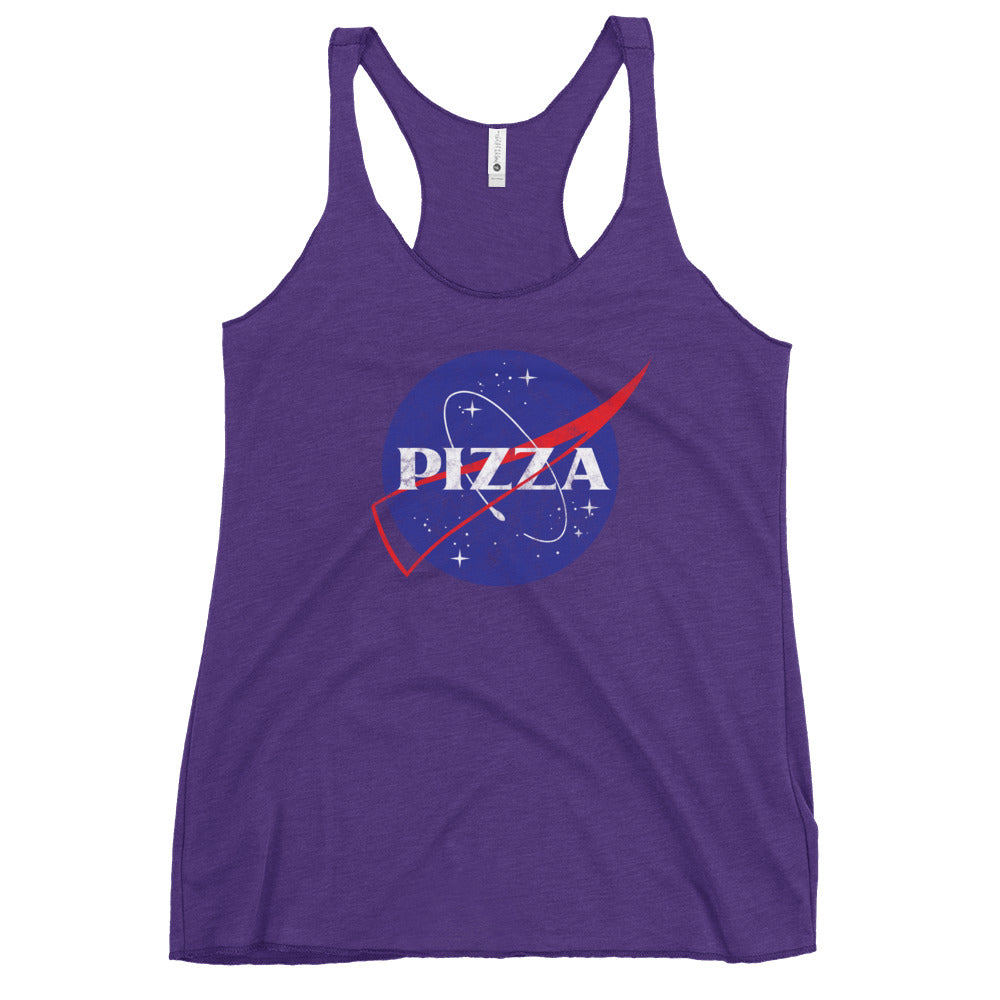Pizza Space Women&#39;s Racerback Tank
