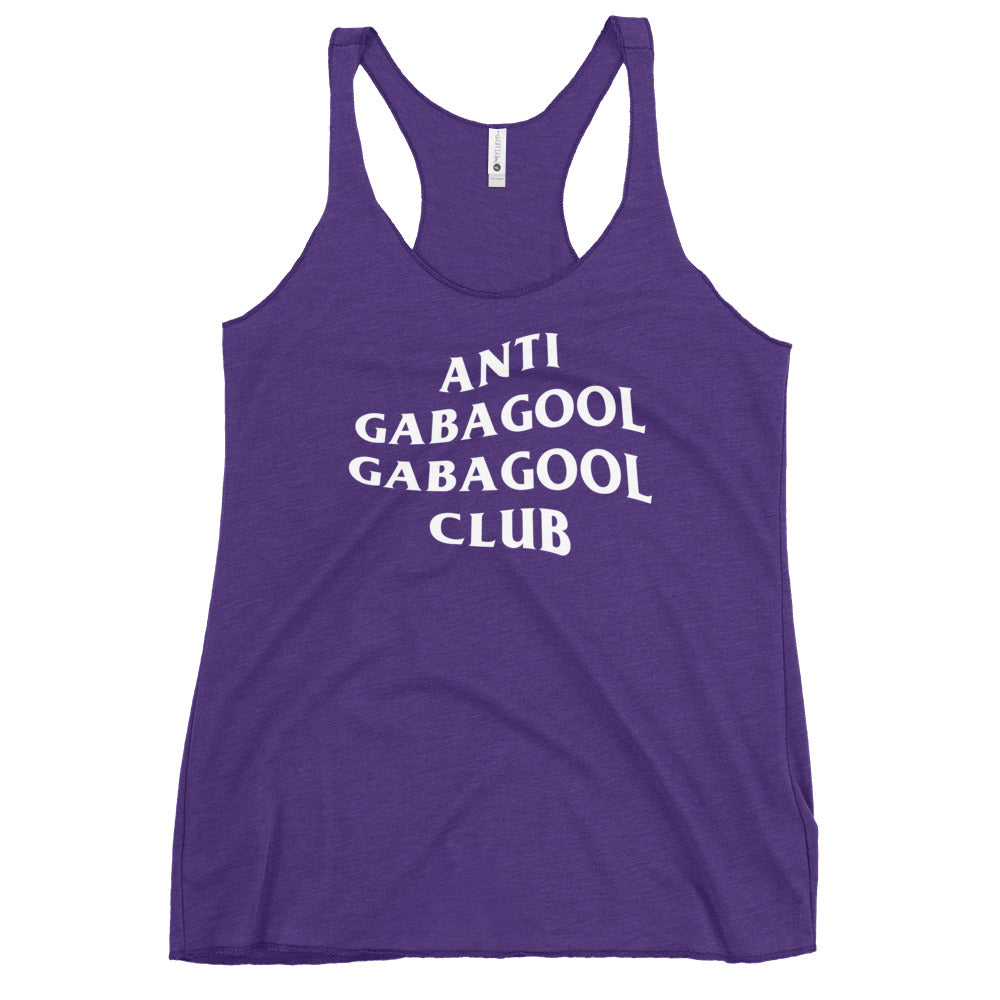 Anti Gabagool Gabagool Club Women's Racerback Tank