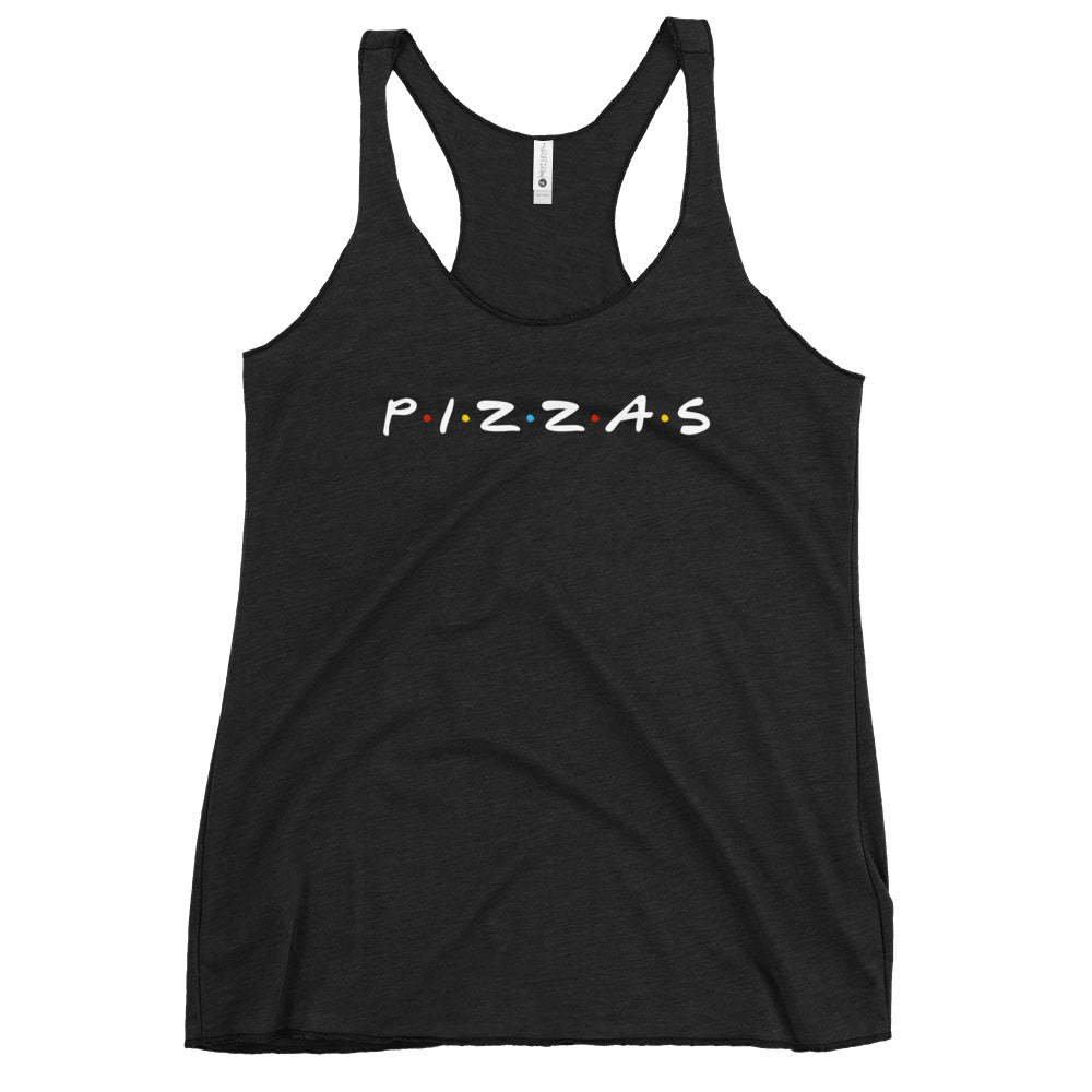Pizzas Friends Women&#39;s Racerback Tank