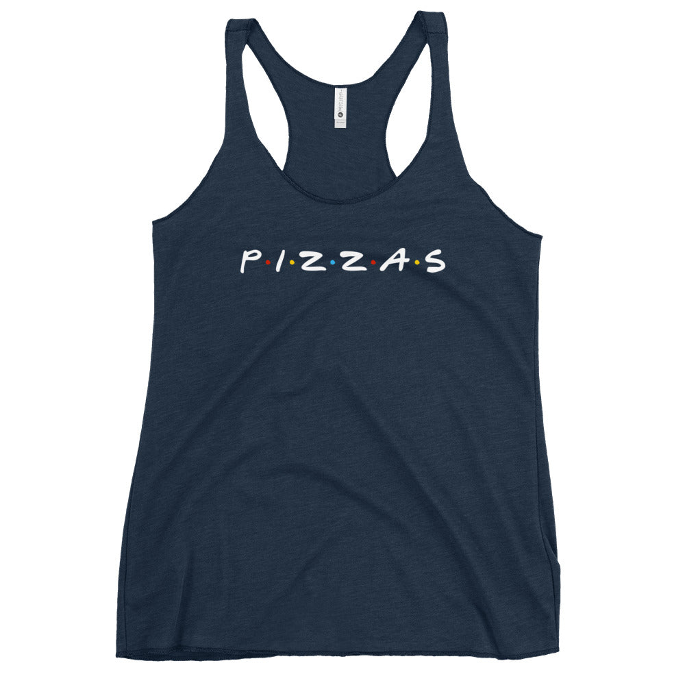 Pizzas Friends Women&#39;s Racerback Tank