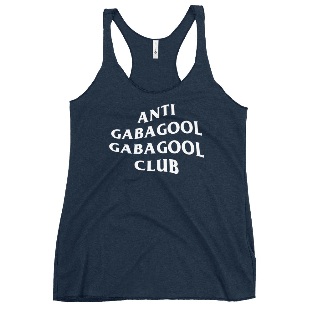 Anti Gabagool Gabagool Club Women&#39;s Racerback Tank