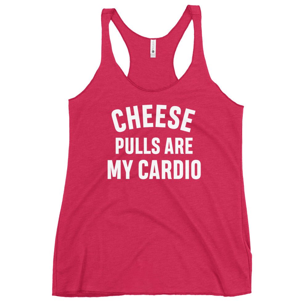Cheese Pulls Women&#39;s Racerback Tank