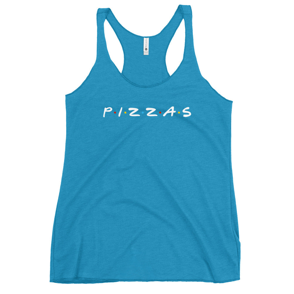Pizzas Friends Women&#39;s Racerback Tank