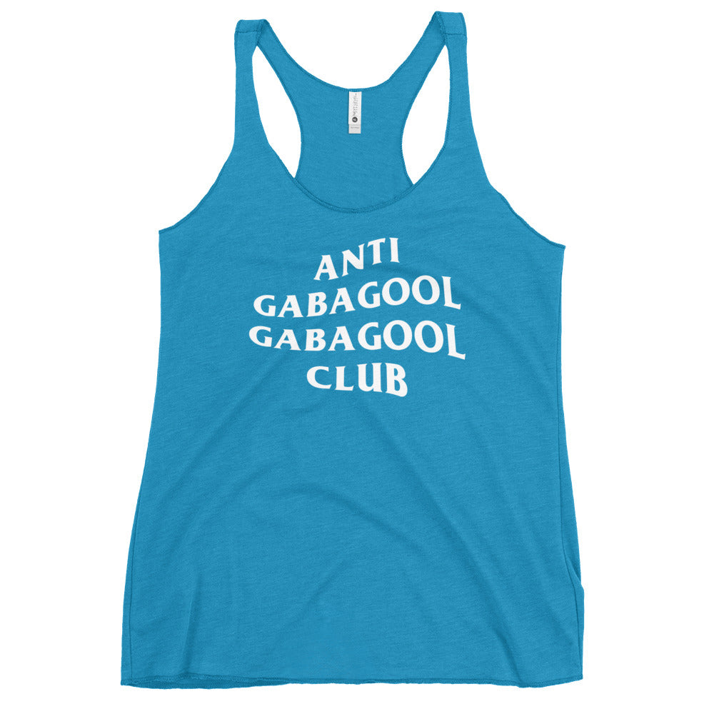 Anti Gabagool Gabagool Club Women&#39;s Racerback Tank