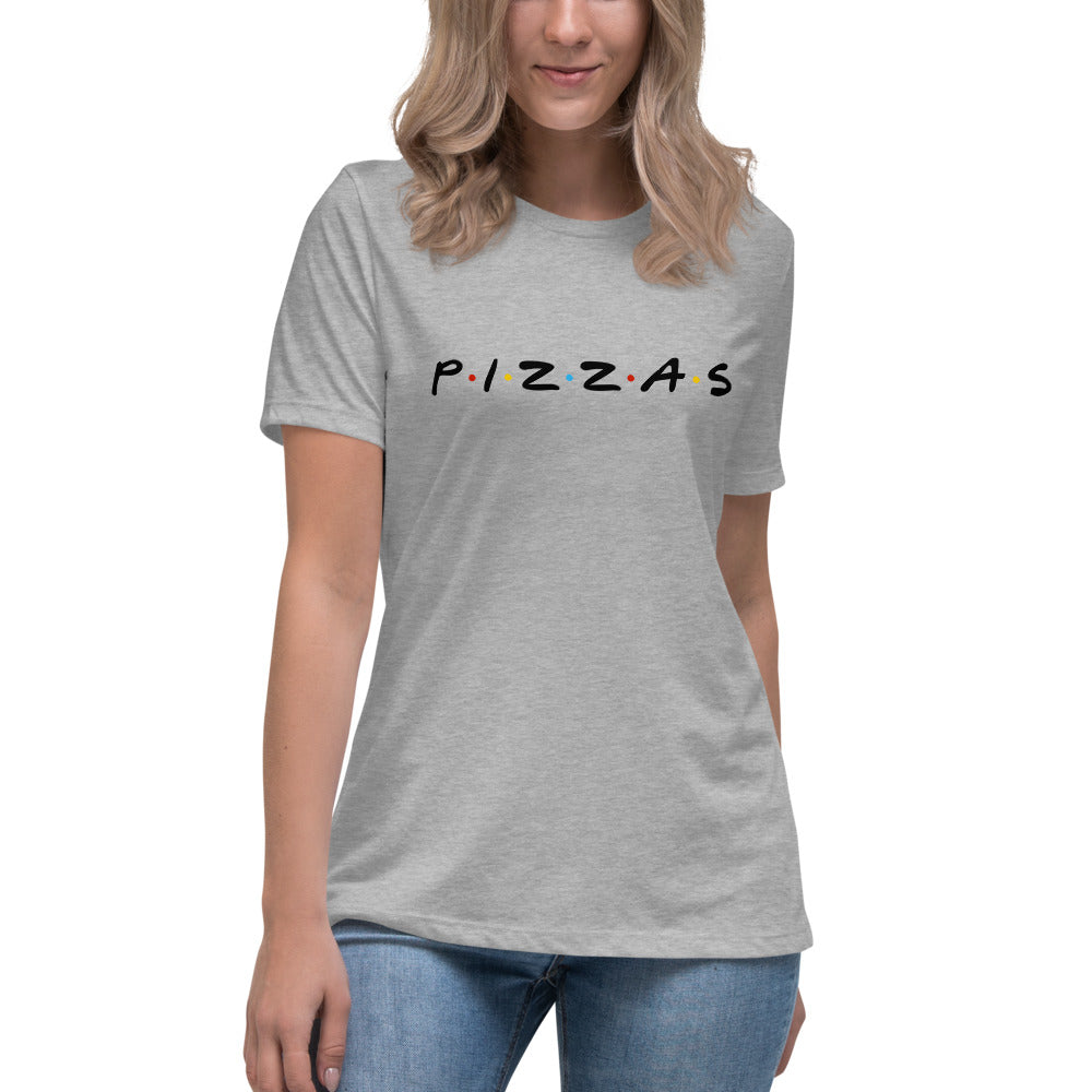 Pizzas Friends Women&#39;s Relaxed T-Shirt