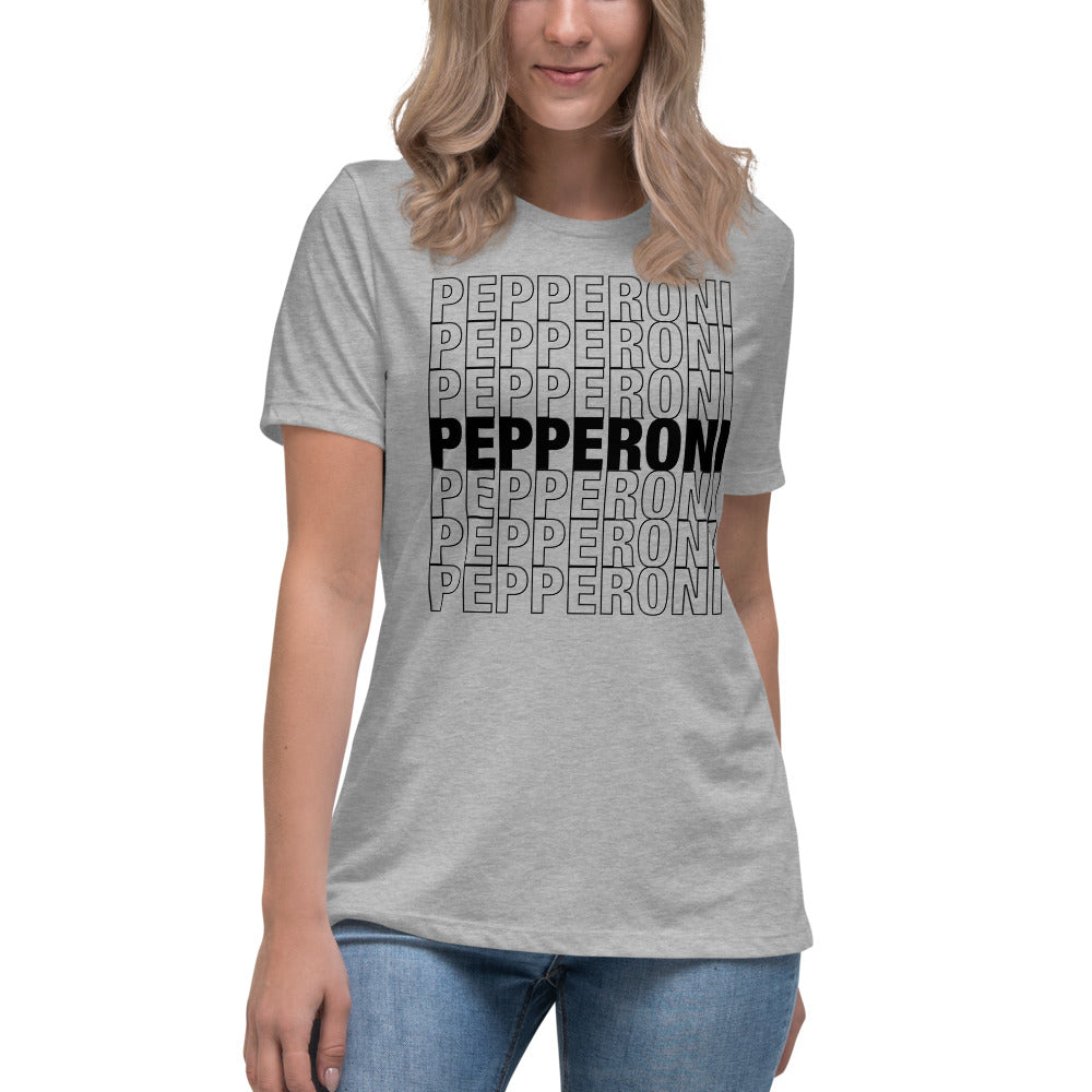 Pepperoni Women&#39;s Relaxed T-Shirt