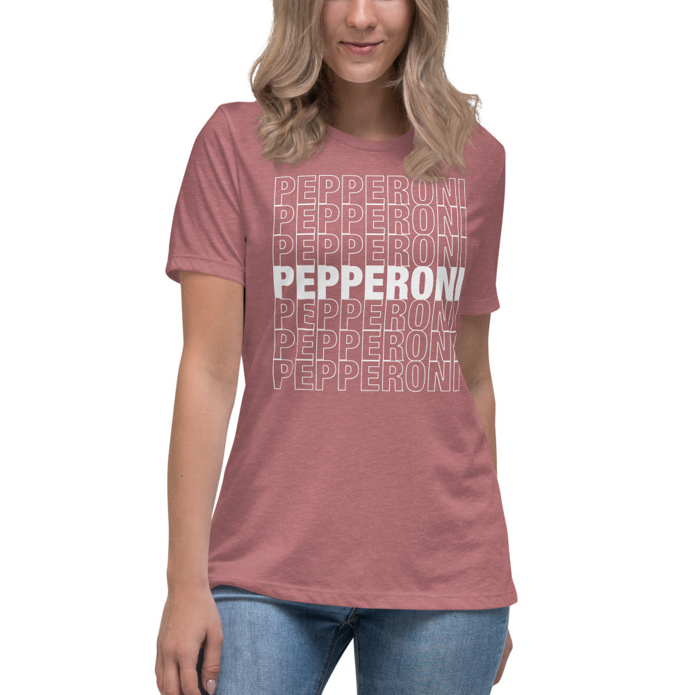 Pepperoni Women's Relaxed T-Shirt