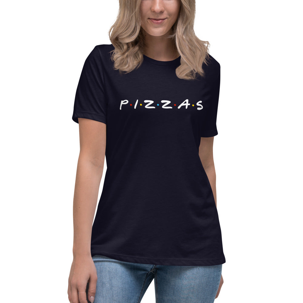 Pizzas Friends Women&#39;s Relaxed T-Shirt