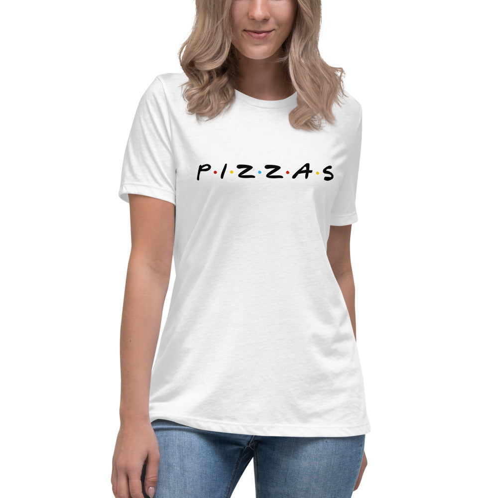 Pizzas Friends Women&#39;s Relaxed T-Shirt