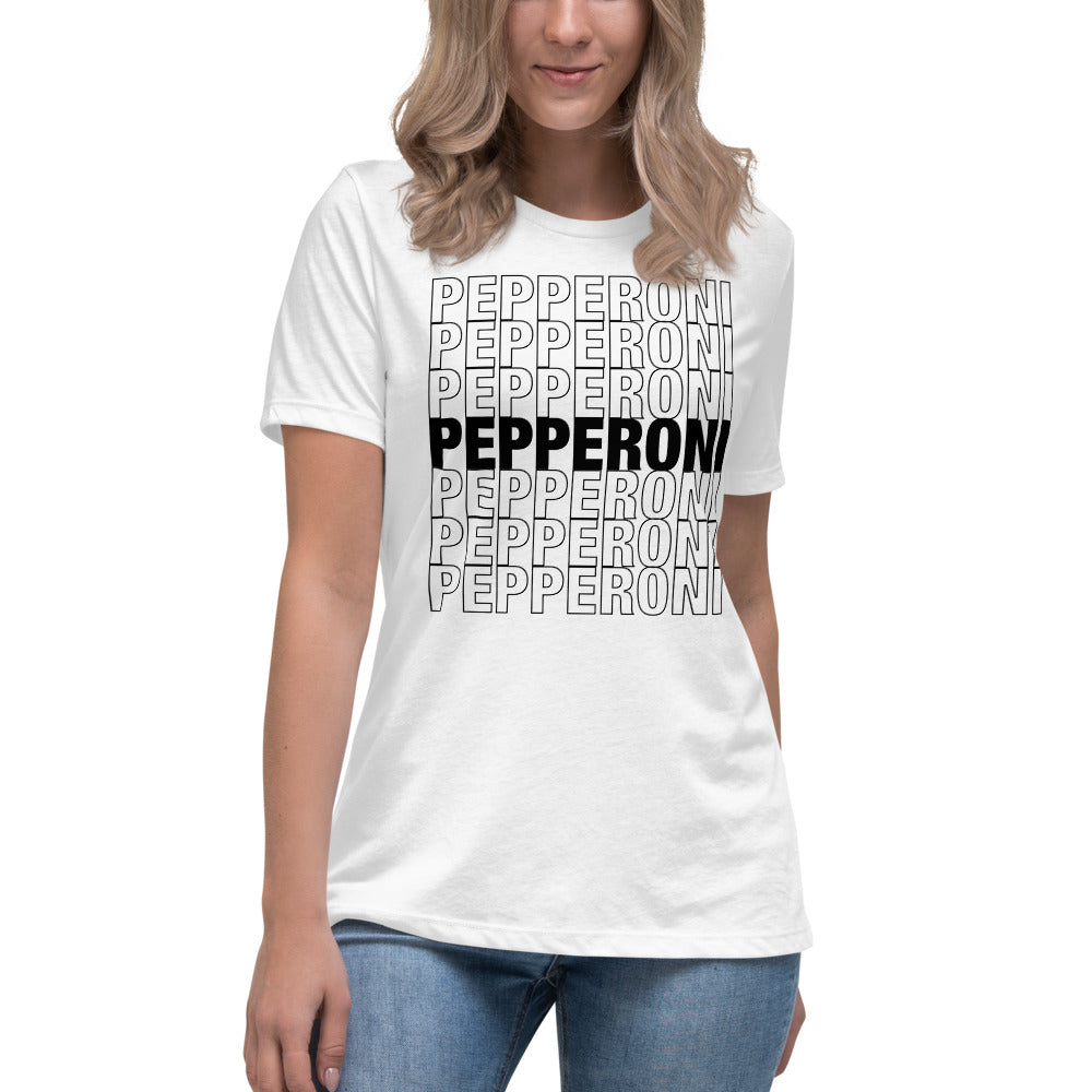 Pepperoni Women&#39;s Relaxed T-Shirt